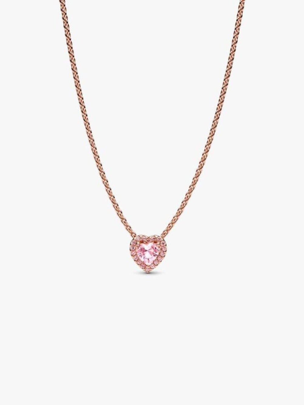 Pandora Pink Heart Collier Necklace